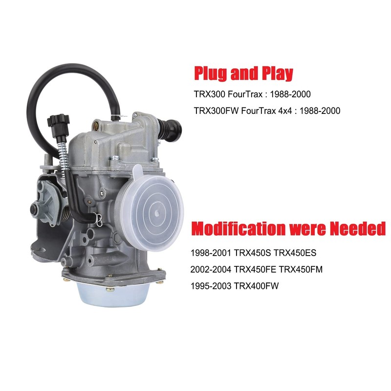 Fourtrax 300 Carburetor Fits Honda TRX300 TRX300FW 1988-2000, 00-06 Rancher