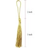 Sxrw 100pcz Llavero Borla Colgantes Borlas Hechas A Mano