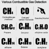 Combustible Gas Detector High Accuracy LCD Display Combustible Gases Leakage