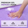 BDEUS King Size 2 Inch Gel Memory Foam Mattress Topper