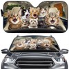 Fun Surprised Cat Automotive Windshield Sunshades Car Front Window Sun