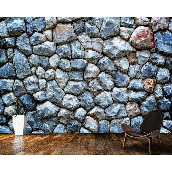 HONOKBNM 3D Mural Wallpaper Creative Stone Stone Texture Abstract Living