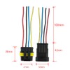 Etopars 5 X 4 Pin Way Car Auto Waterproof Electrical