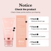 Paquete de mascarilla facial despegable envoltura de colágeno para la