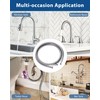 72'' Length Faucet Supply Line, Stainless Steel Braided cUPC Sink