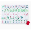 Local Warehouse Red and Pink 4-layer Acrylic American Mahjong Tiles