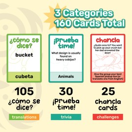 Yo Sabo: Edition 1 - The Original Bilingual Card Game – Learn Spanish with Fun Trivia & Challenges – Family-Friendly Juego de Mesa with 160 Cards for All Ages