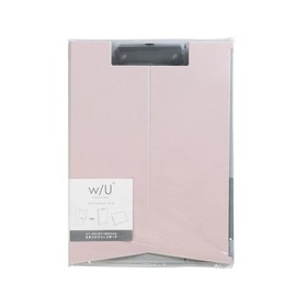 Nakabayashi W/U (watashi no sobani) Stand Clipboard A4E Shell Pink WU-QB-STA4E-P