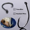 FishTrip Inline Circle Hooks Saltwater - Fishing Catfish Hooks 25pcs