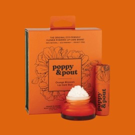 Poppy & Pout, Lip Care Duo, Orange Blossom