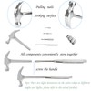 Small Hammer 6 in 1 Metal Hammer & Screwdriver, Multitool