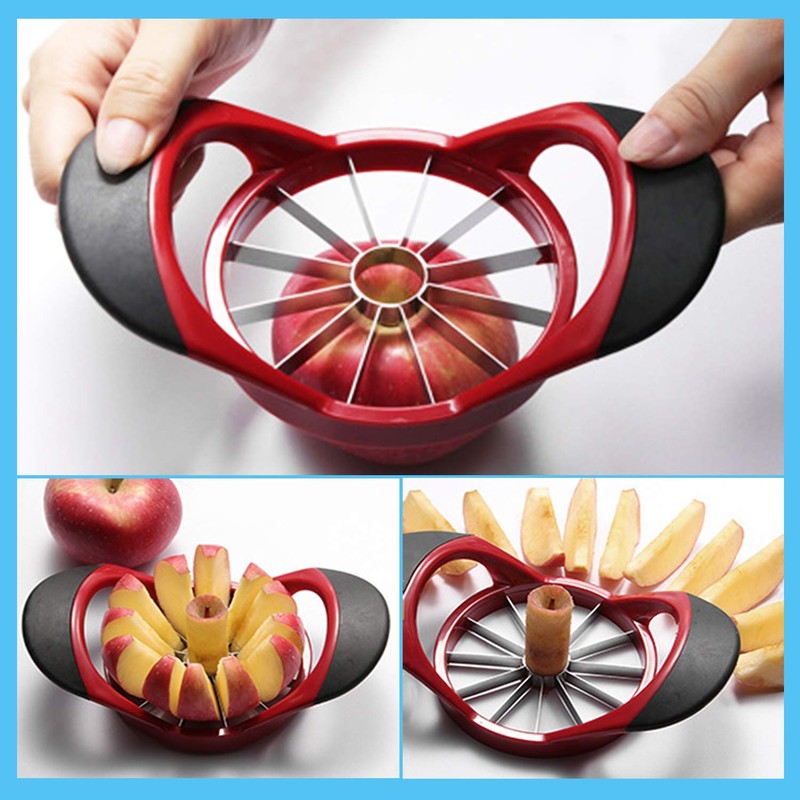 SINGARE Apple Cutter Slicer & Corer Kit - 12-Blade Apple