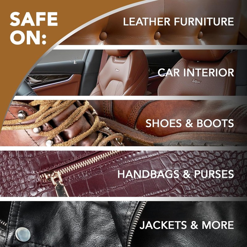 Weiman Leather Cleaner & Conditioner - Cleans, Restores & Protects