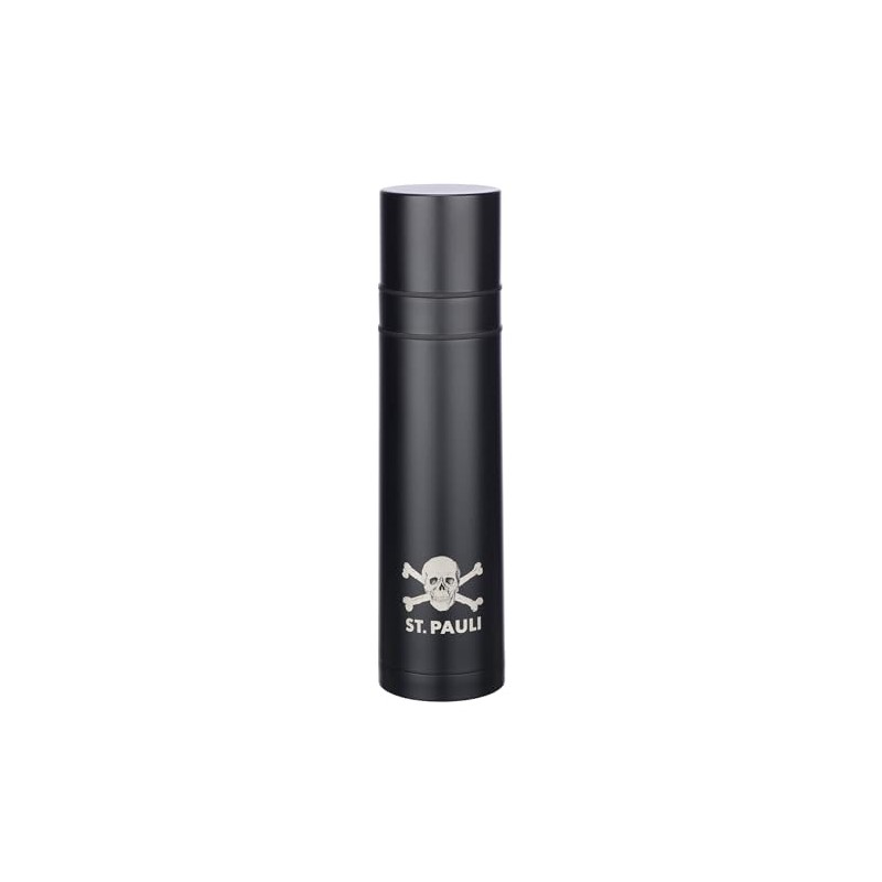 FC St. Pauli - Skull Thermos Flask with 2 Cups