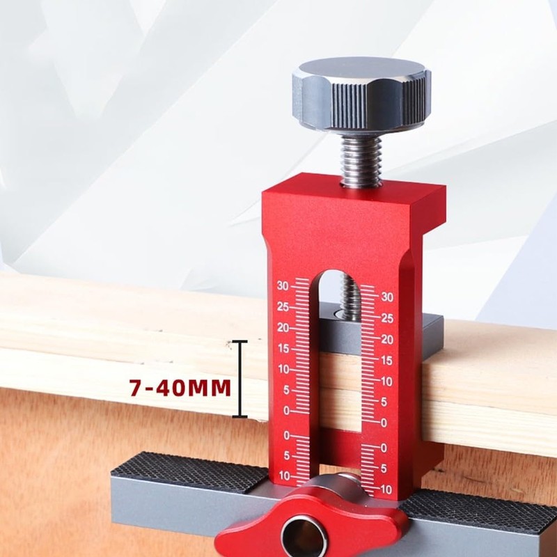 Cabinet Door Assembly Aid 0-55mm Height Adjustable Aluminum Alloy Various