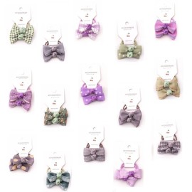 Pack of 30 Baby Girls Hair Bows Hair Bobbles Elastic Headband Ponytail Holder Good Quality Hair Band Hair Accessories for Children Toddlers Little Girls (Style 2)