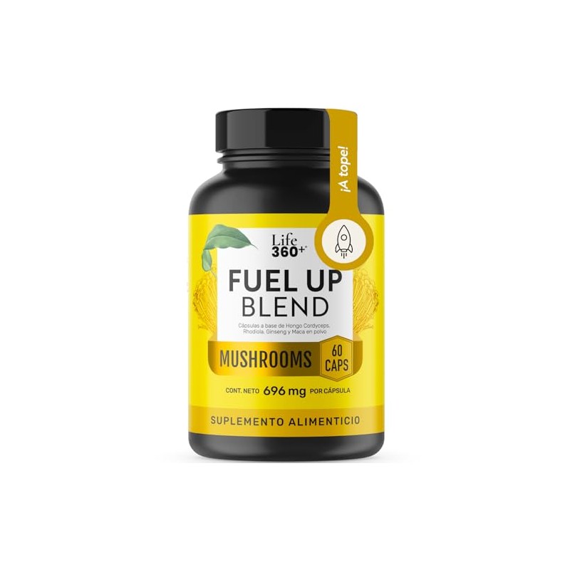 Life 360 Fuel Blend Cápsulas 696 Miligramo Porciones Suplemento Alimenticio