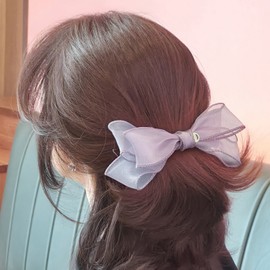 (2 types) Burnaby Ballet Core Layered Hairpin Violet 8cm / (2종) 버나비 발레코어 레이어드 헤어핀 바이올렛  8cm