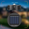 ELUTENG Solar Light Replacement 4 Pack (Top Size 3.15 inch,