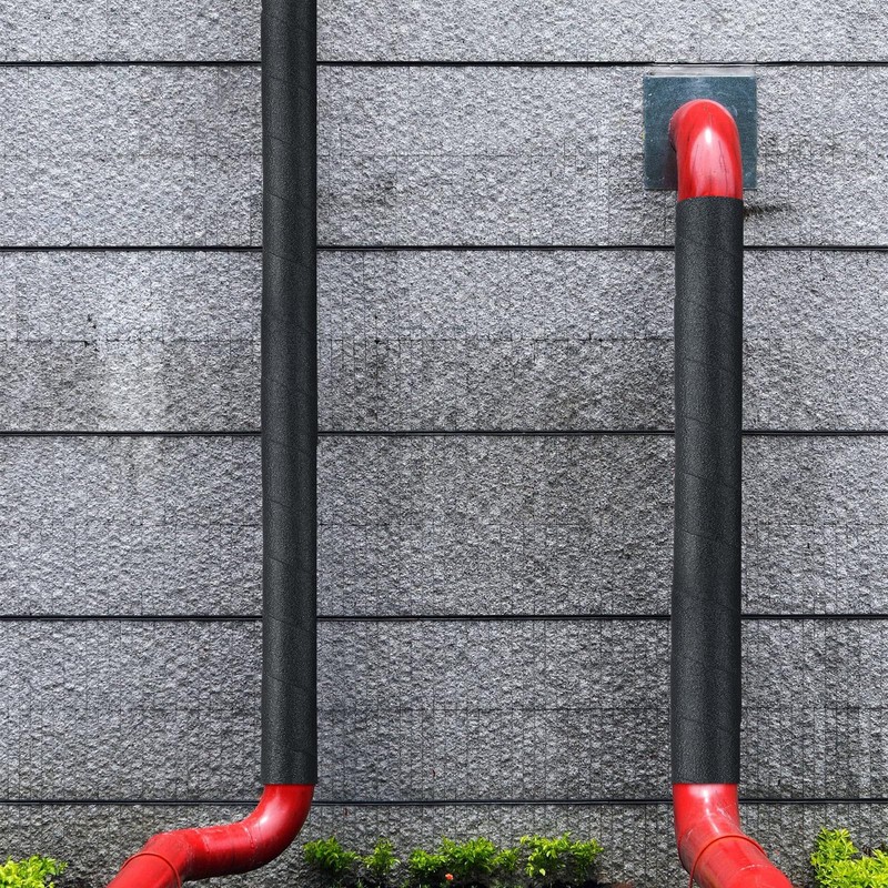 Kathfly 6 Pack 25 Inches Pipe Insulation Foam Tube Pipe