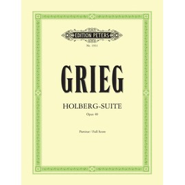 Edvard Grieg-Holberg Suite - Score-Orchestra