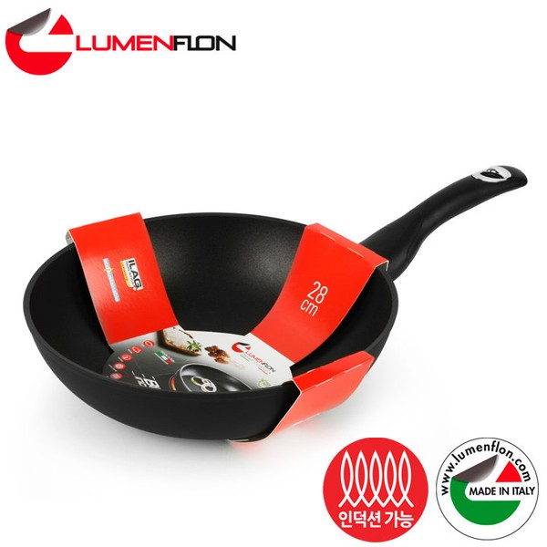 Lumenflon [Lumenflon] Black Induction Wok 28cm / 루멘플론 [루멘플론] 블랙인덕션