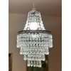 HOMION Chandelier Style Ceiling Light Shade Droplet Pendant Acrylic Crystal