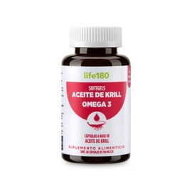 Life180 Omega 3 Aceite de Krill con Astaxantina, 60 Softgels | Suplemento Alimenticio con DHA y EPA para el Soporte Cardiovascular, Sin Sabor