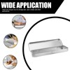 TOYANDONA Metal Pencil Case Rectangle Metal Tins Empty Tin Hinge