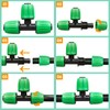 JOYPRO Drip Irrigation Fittings for 1/2 inch Tubing (0.60"-0.63" OD),