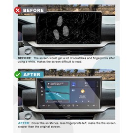 CDEFG for 2025 Ford Explorer 13.2-inch Screen Protector Compatible with 2025 Ford Explorer Active/T-Line/ST/latinum Accessories, Tempered Glass HD Clear 2025 Ford Explorer Screen Cover