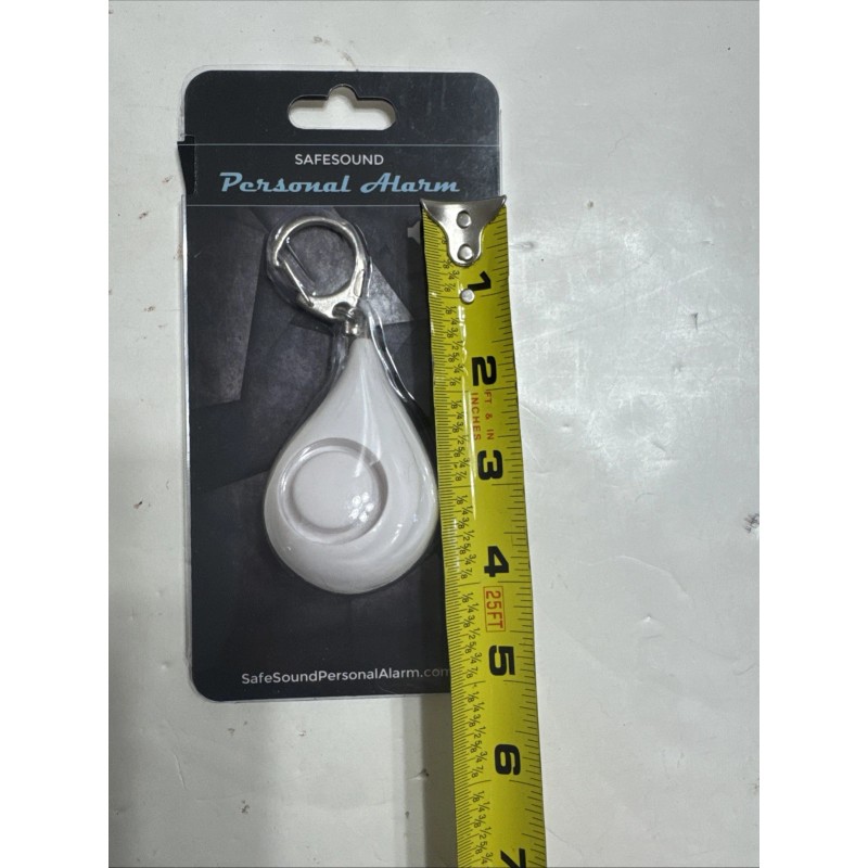 SafeSound Personal Alarm Keyring~White~