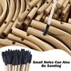 80 Pcs Sanding Sticks, 280 Grits Beveled Fine Detailing Wood