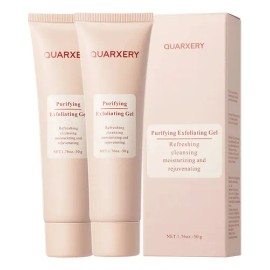 Gel Exfoliante Facial QUARXERY noche para todo tipo de piel de 50g 12 años- pack x 2 unidades                                                         