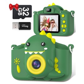 Children's Camera, Gofunly Children's Camera 1080P 2.0 Inch Screen Camera Children with 32GB SD Card Selfie Digital Camera Children Photo Camera Children for 3-12 Years Boys and Girls Christmas Toy