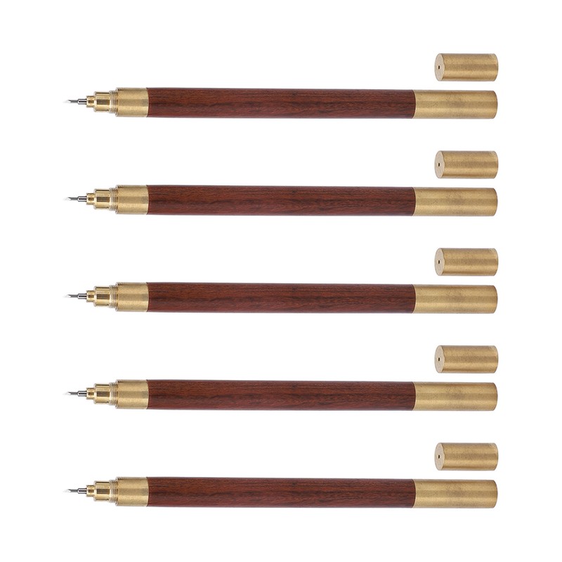 5PCS Portable Scriber Pen Carbide Tip Woodworking Pen for Marking