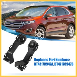 REPAIROCK 1 Pair Left and Right Side Front Bumper Mounting Support Bracket BT4Z17C947A BT4Z17C947B for Ford Edge 2011-2014 for Lincoln MKX 2012-2015 Auto Replacement Parts