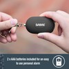 SABRE Personal Alarm with LED Light and Snap Hook, 130dB