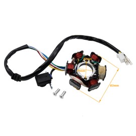 6 Coil Pole Magneto Flywheel Stator GY6 125cc 150cc PIT Quad Dirt Bike ATV Buggy Scooters Moped