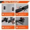 32" Ski & Snowboard Wall Rack – Heavy-Duty Wall Mounted