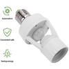 EEEKit Screw-In Motion Activated Sensor Light Bulb Control Socket Adapter