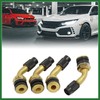 Motoforti Motorcycle ATV Brass Bent Angled Tubeless Tyre Tire Valve