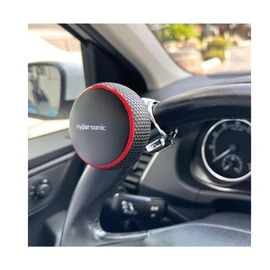 Hypersonic Large Steering Wheel Knob Spinners, Vehicle Steering Wheel Spinners Ball Durable Suicide Knob for Car, SUV, Trucks, Tractors, Boat etc (Red)