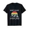 Mont Blanc Summit 2023 Hiking France Sun Hiking T-Shirt, black