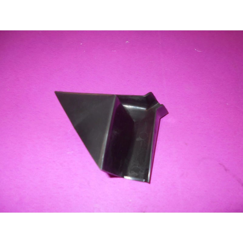 B&B MOLDERS *TALL CORNER RAIN GUTTER SPOUT BLACK RV 201-024-0046