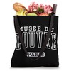 Musée du Louvre Paris Oversized Imprint Tote Bag