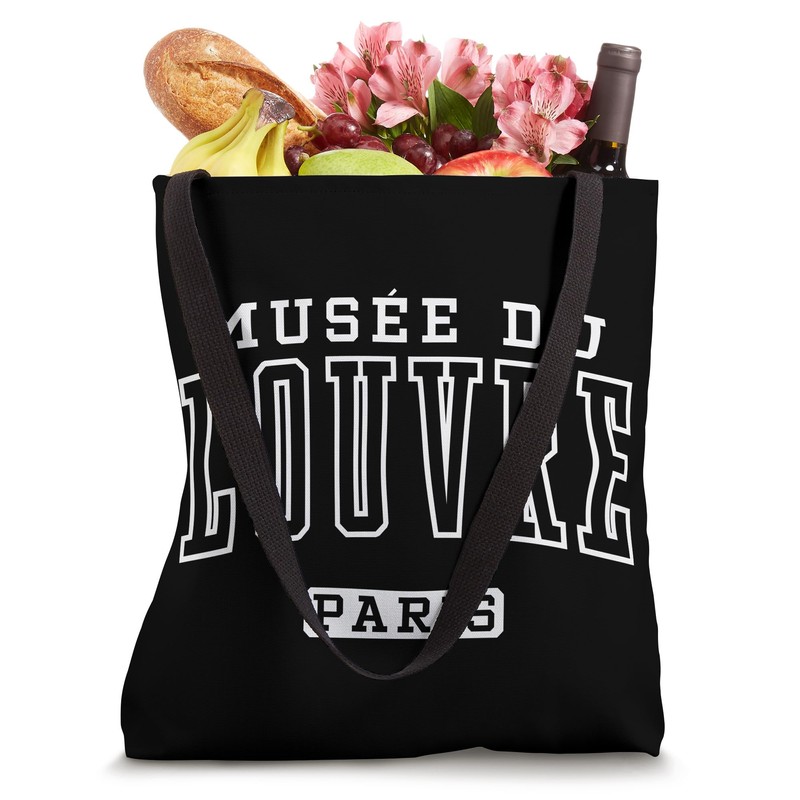 Musée du Louvre Paris Oversized Imprint Tote Bag