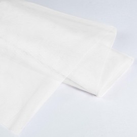 vveiiye White Soft Mesh Fabric 54 Inch by 3 Yards, No Stretch Sheer Mesh Netting, Tulle Gauze Fabric for Wedding Dress Prom Gown Corset Base Dance Costume Crafts