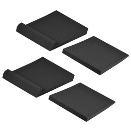Juspins Sound Absorber Acoustic Foam Pack of 2 Studio Monitor Speaker Insulation Acoustic Foam Padding Max. 9.6 x 7.7 Inch Usable Area