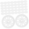 NOLITOY Stainless Plastic Washers 200pcs Set Keyhole Flat for Insulation